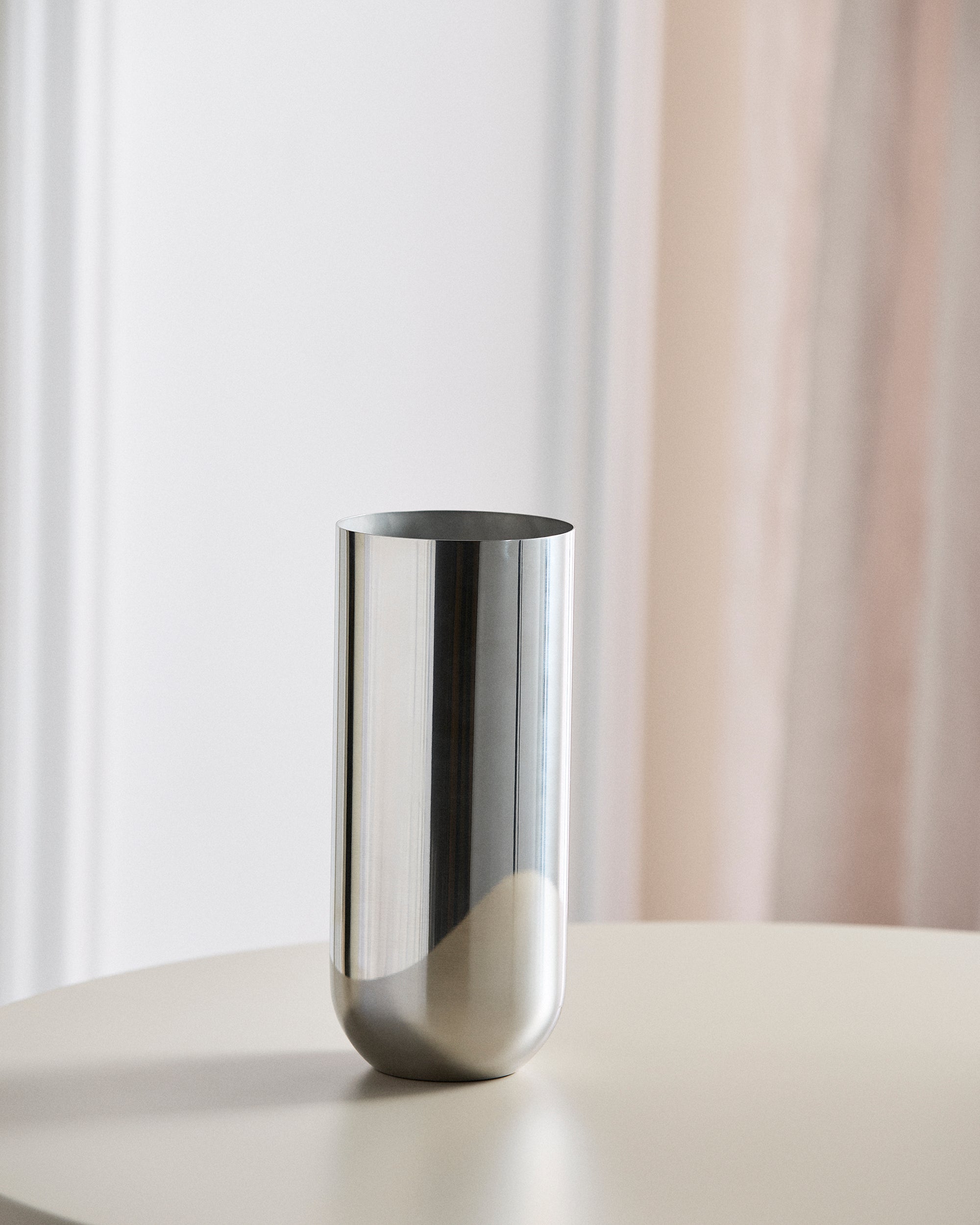 Chrome Vase