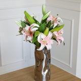 Lifelike Lily Bouquet - Pink
