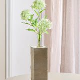 3 Heads Hydrangea Snowball - White Green