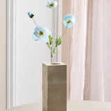 Poppy Flower "Real Touch" - Light Blue