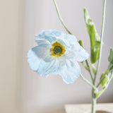 Poppy Flower "Real Touch" - Light Blue
