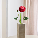 Luxury Ranunculus Flower "Real Touch" - Red