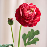 Luxury Ranunculus Flower "Real Touch" - Red