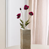 Poppy Flower - Vintage Bordeaux