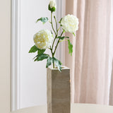 Luxury Peony Flower "Real Touch" - White
