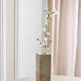 Pile Græn "Fontanesia" - Hvid