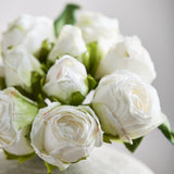 Mini Rose Bouquet - White