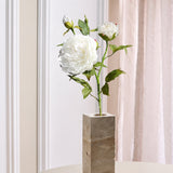 Luxury "Japanese" Peony Flower "Real Touch" – White