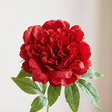 Luxury Peony Flower "Real Touch" - Red