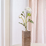 Luxury Ranunculus Flower "Real Touch" – White