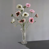 Poppy Bouquet - White/Light Pink