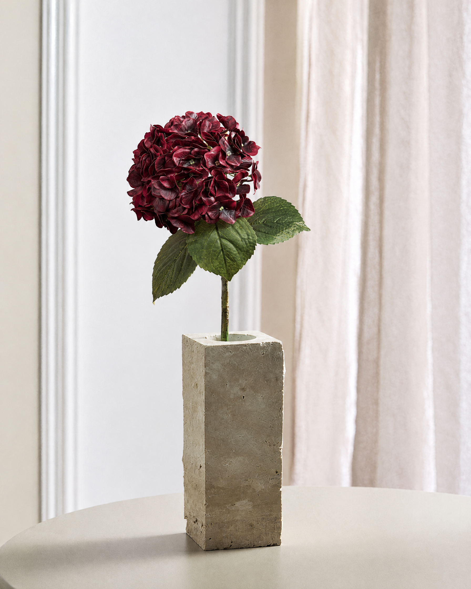 Luksus Hortensia - Dyb Bordeaux